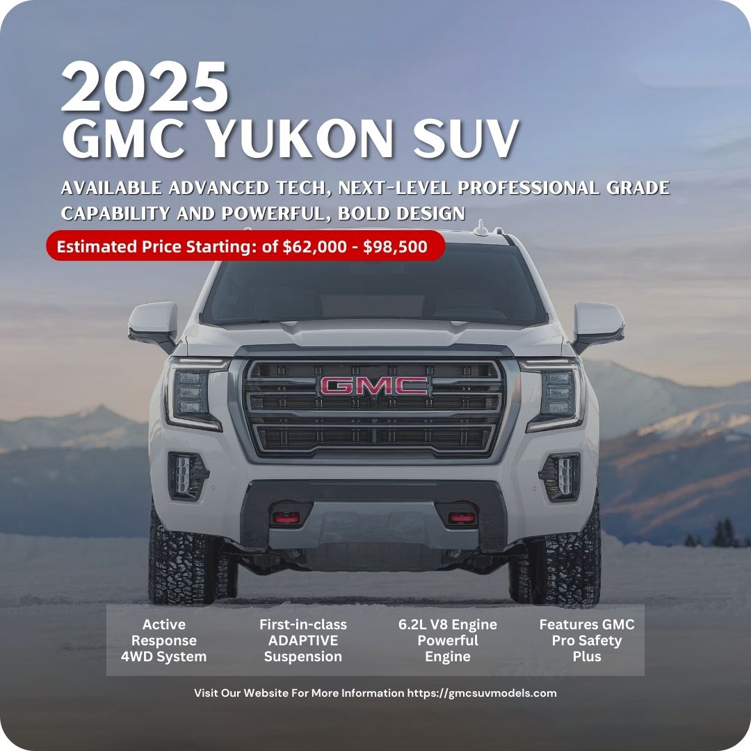 2025 GMC Yukon SUV designed and engineered to set an even higher standard for premium SUVs. 2025 GMC Yukon SUV Reviews